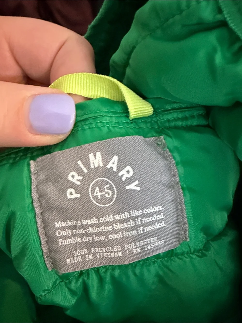 Primary vivid green